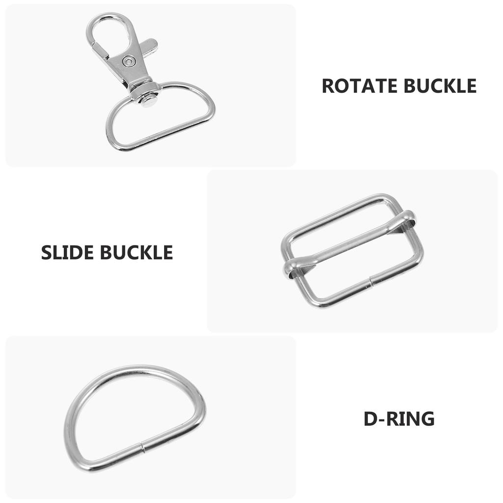 Buy 60pcs Key Chain Hooks Metal Keychain Bulk Swivel Snap Hooks D Rings