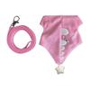 Adjustable Small Pet Harness Leash Cartoon Guinea Pig Safety Vest  For Mice Guinea Pig Kittens
