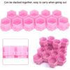 200Pcs Ink Cups, Honeycomb Shape Splicable Pigment Holder Cups Supplies for Artists and Beginners
