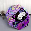 1pc Hello Kitty Halloween Edition Automatic Opening/Closing Umbrella with Portable Tri-Fold Design, 8-Rib Iron Frame Outdoor Umbrella, Perfect Gift Fo