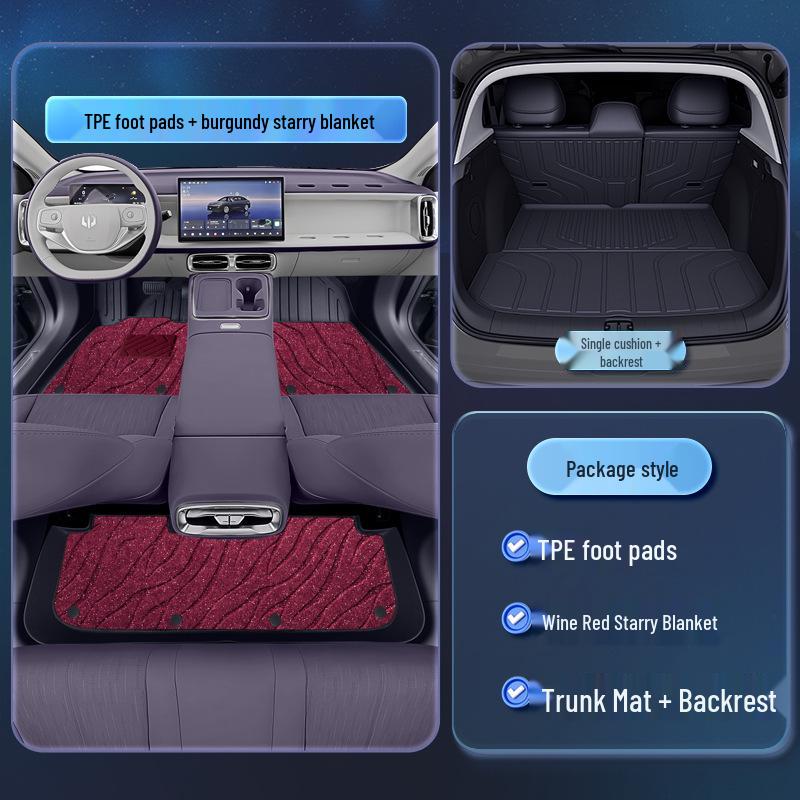 Leapmotor B01 TPE2026 Floor Mats: Custom Five-Seater Car Interior Carpet Accessories