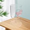 Decorative INS Butterfly Wine Glass INS Champagne Drinkware Glasses High Legged Glass Cup  Women