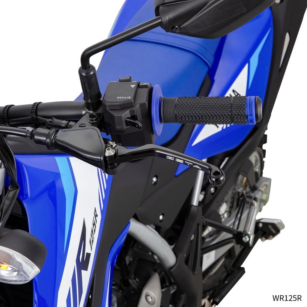 ZETA RACING WR155R WR125R Levier de Pivot CP Embrayage Levier Pliable Avant Position de Levier Sans Étape Entièrement Alliage d'Aluminium D9315 '20-25, '26 Type 4 Doigts,