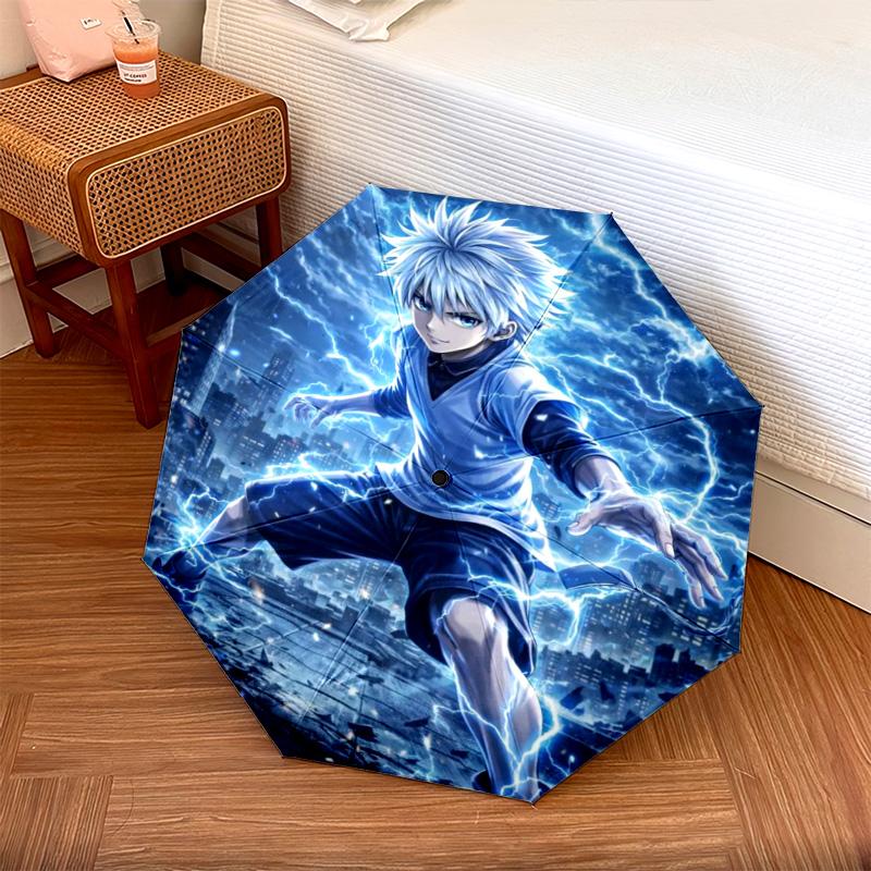 1PC Hunter X Hunter Automatic Umbrella - Suitable Travel Outdoor Portable Umbrella Birthday Gift Daily Essentials