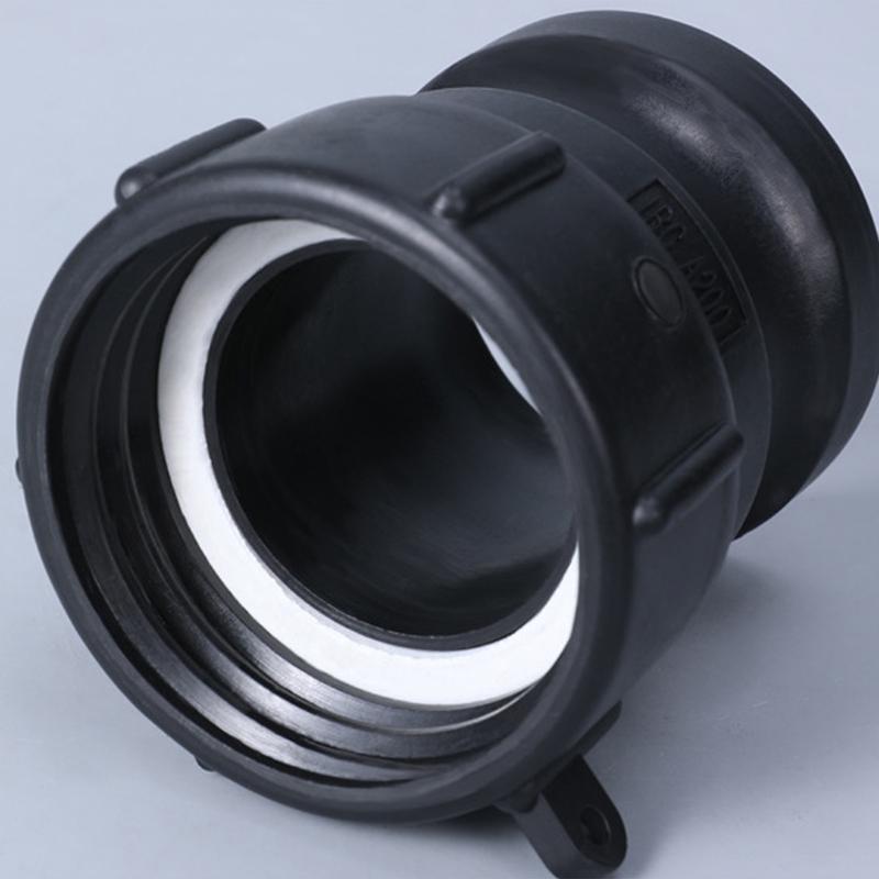 Zesílená samice konektoru IBC nádrže adaptér 60mm samice Camlock spojka PP materiál Camlock tvarovka