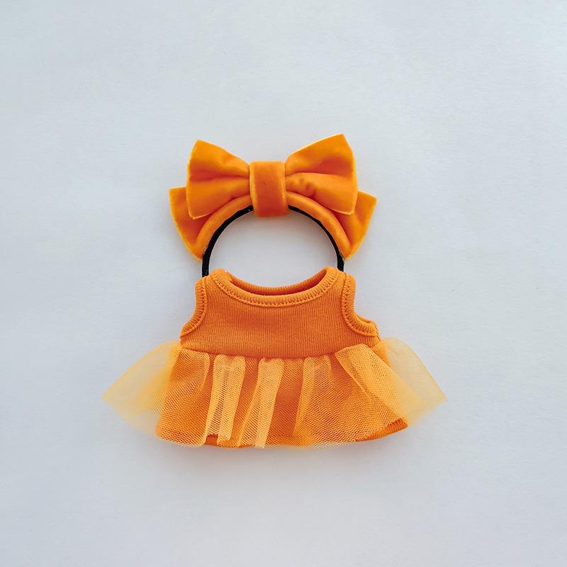 Designed For 17cm Labubu 3.0 Large Into Energy Series Clothes Labubu Lace Pleated Skirt Doll Accessories Fashion Present