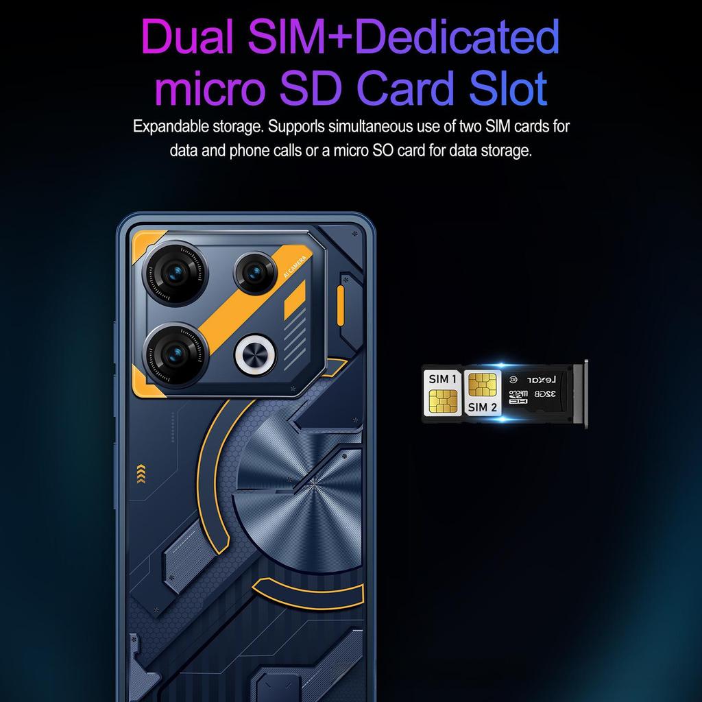 GT10 Pro Smartphone - Dual SIM, Dual Standby, 22GB RAM, 2TB Storage, Android, Global Version