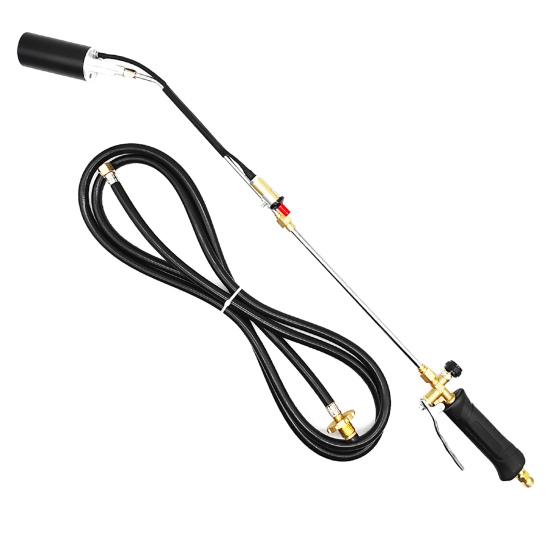 Propane Torch Weed Burner Weed Flame Torch with 10FT Hose High Output Long Arm Flamethrower with Self Igniter And Turbo Trigger for Weeding Melting