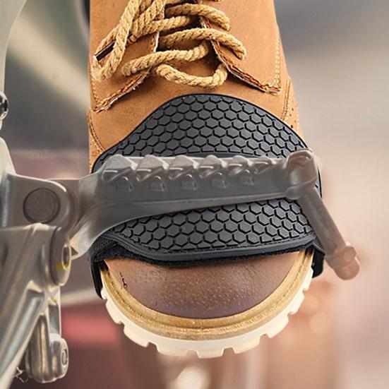 Motorrad Schalthebel Pad Boot Abdeckung Schwarz Gummi Schutz Kupplung Schuh Pads für Männer