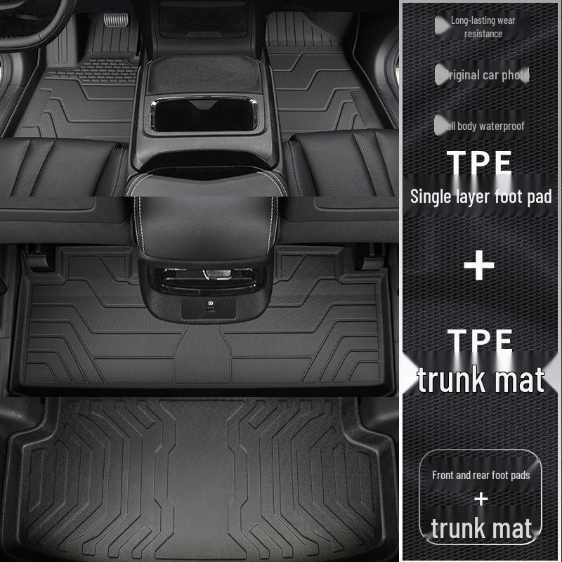 Fengshen L7 TPE Full Coverage Floor Mats: Driver's Foot Pad, Carpet, and Trunk Mat