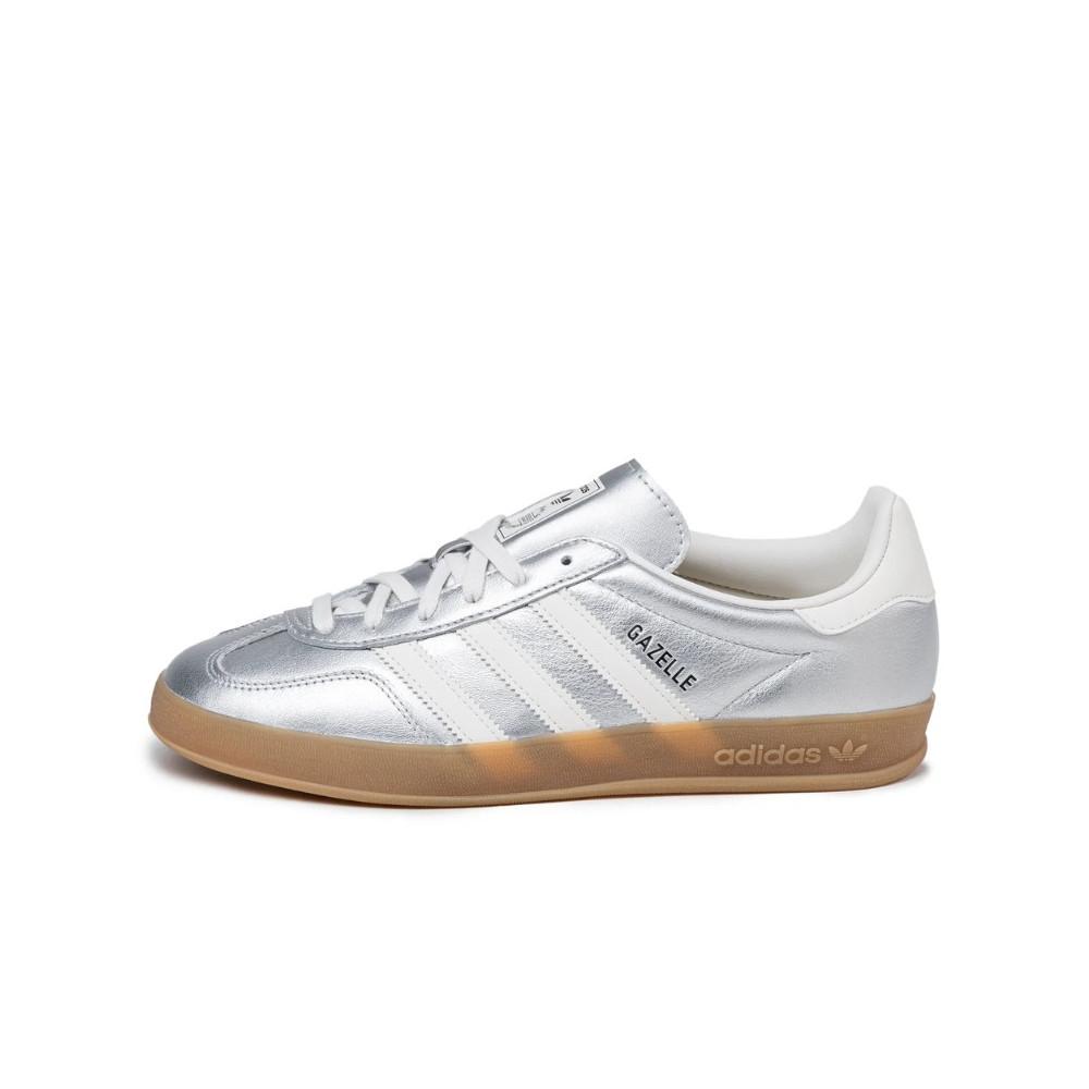 Adidas Gazelle Indoor Silver Metallic Core White