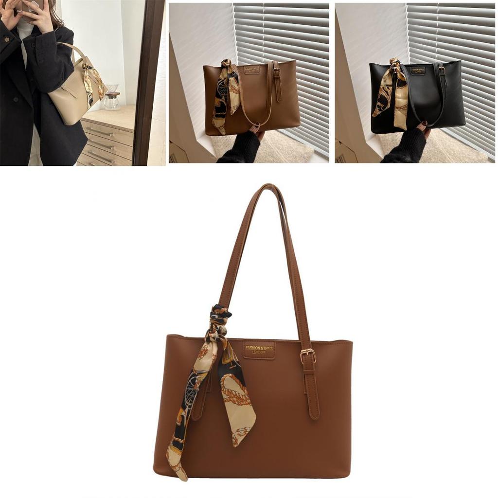Borsa Tote Elegante di Grande Capacità per Donna in Colori Raffinati per il Lavoro e l'Uso Quotidiano