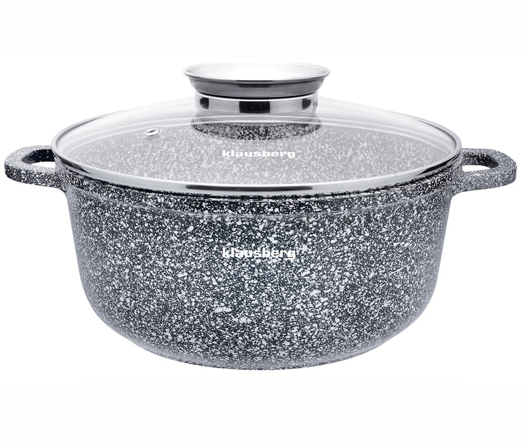 Garnek z powłoką marmurową 4.5L 24cm KLAUSBERG KB-7522