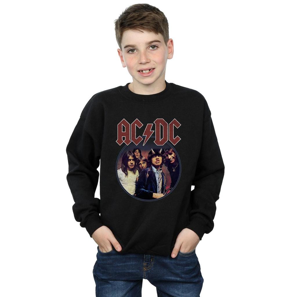 AC/DC Boys Highway To Hell Circle Sweatshirt