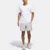 Adidas Adicross Desert Tee Golf Short Sleeve T-Shirt With Back Graphic Print Men Tops White HS5617