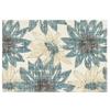 Heat Resistant Table Mat Anti Slip Tableware Pad Green Plants Linen Placemat  Table Decoration