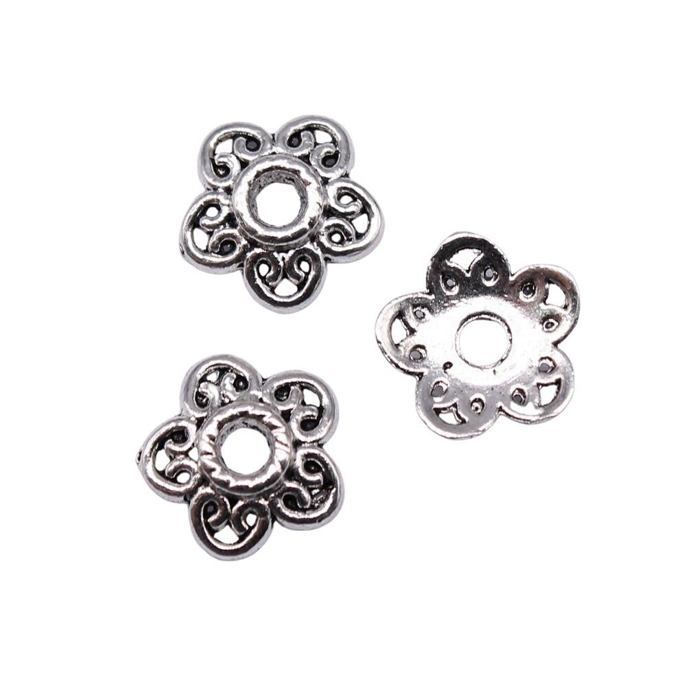 Flower Bead Cap Spacer Findings Ornate Covers For DIY Jewelry Making Materials