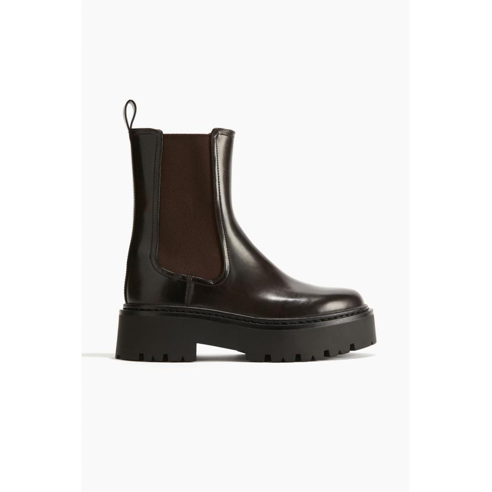 

Ботинки Chelsea HM Chunky темно-коричневые