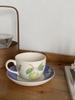 Wedgwood Sarahs Garten Keramik Tasse & Untertasse Set