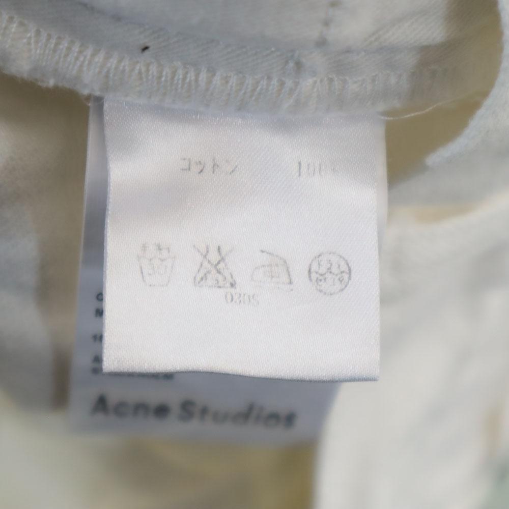 Acne Studios Cut-off processing Denim pants W26 white Men's Used