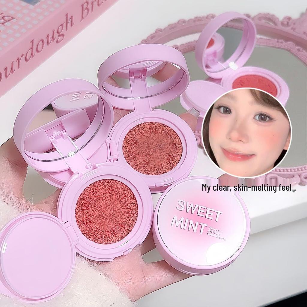 Sweet Mint Cushion Blush: Natural Matte Blush Cream with Color Expanding Technology