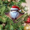 Vánoční ozdoby Kreslený zvířecí vzor Dekorace vánočního stromku 2D Plochý šnek/Moucha/Kachna Akrylová přívěsek na okno Zeď Strom Dekor