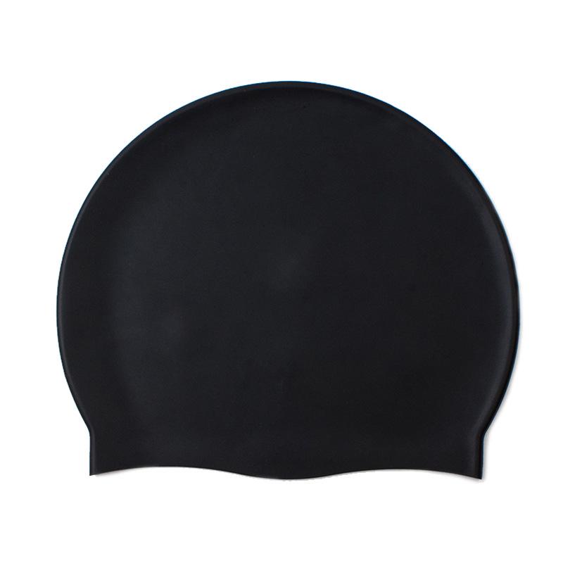 Universal Plus Size Silicone Swimming Cap for Men, Women, and Children - Comfortable, Non-Tight Fit