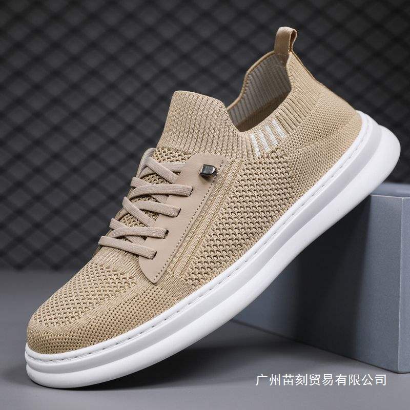 Spring Cloth Shoes One Pedal Lightweight Breathable Mesh Shoes Dad Shoes