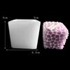3D DIY Geometric Chocolate Mousse Honeycomb Silicone Candle Mold Soap Resin Mold Home Decor