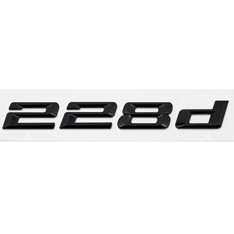 ABS Adesivo Emblema Logo Lettere Baule Posteriore Auto Per BMW Serie 2 216d 218d 220d 225d 228d 230d 235d 240d F22 F23 F45 F46