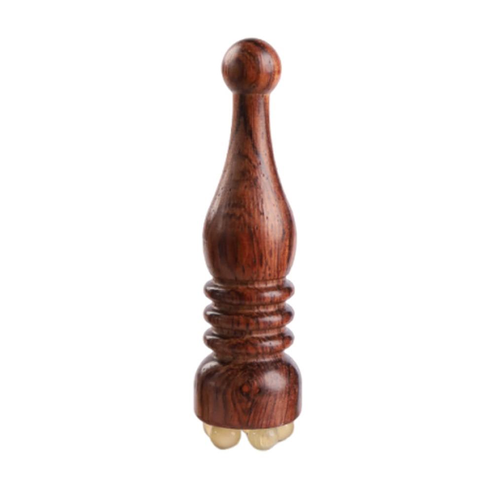 Sandalwood Eye Massage Stick Lotus Seedpod Shape Skin Care Massager  Face Skin Care