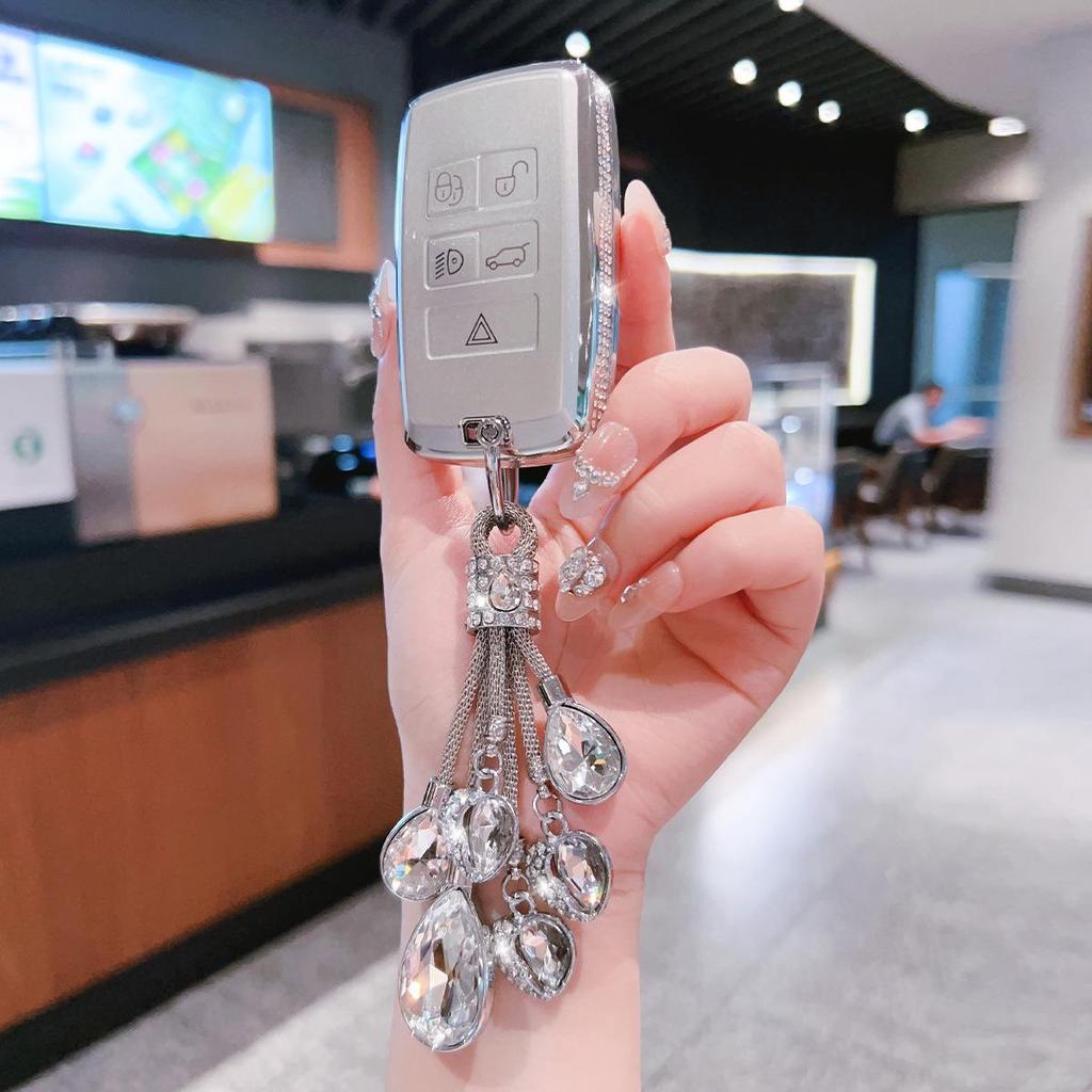 Land Rover Schlüsseletui für Evoque, Defender 110, Discovery 4, Range Rover Sport 5, Velar, SVR Autoschnalle