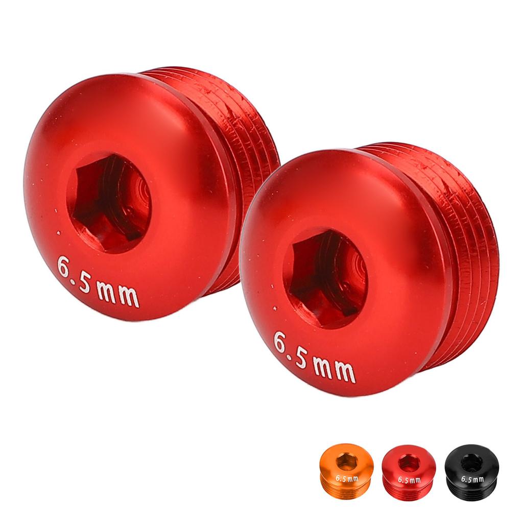 2pcs Mountain Cycle Pedal Cover M14 Pedal Screw Dust Cover Aluminum Alloy Repair Parts Riding Cyclin