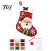 Parent Child Crafting Kits DIY Rhinestone Painting Christmas Stocking Kit, 6 Festive Patterns Crafts with Resin Handmade Gifts for Friends Drills And