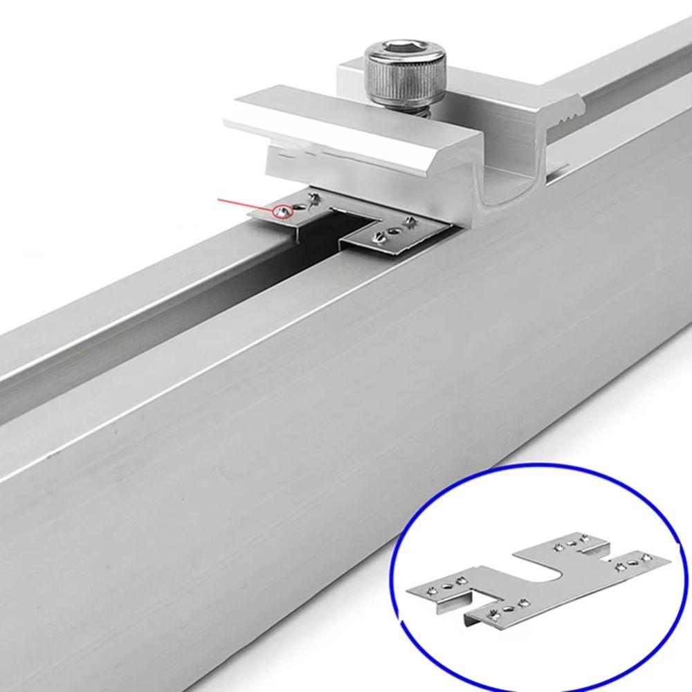 100PCS High Temperature Resistant Solar Panel Spacer Solar Grounding Clip Washer  Photovoltaic