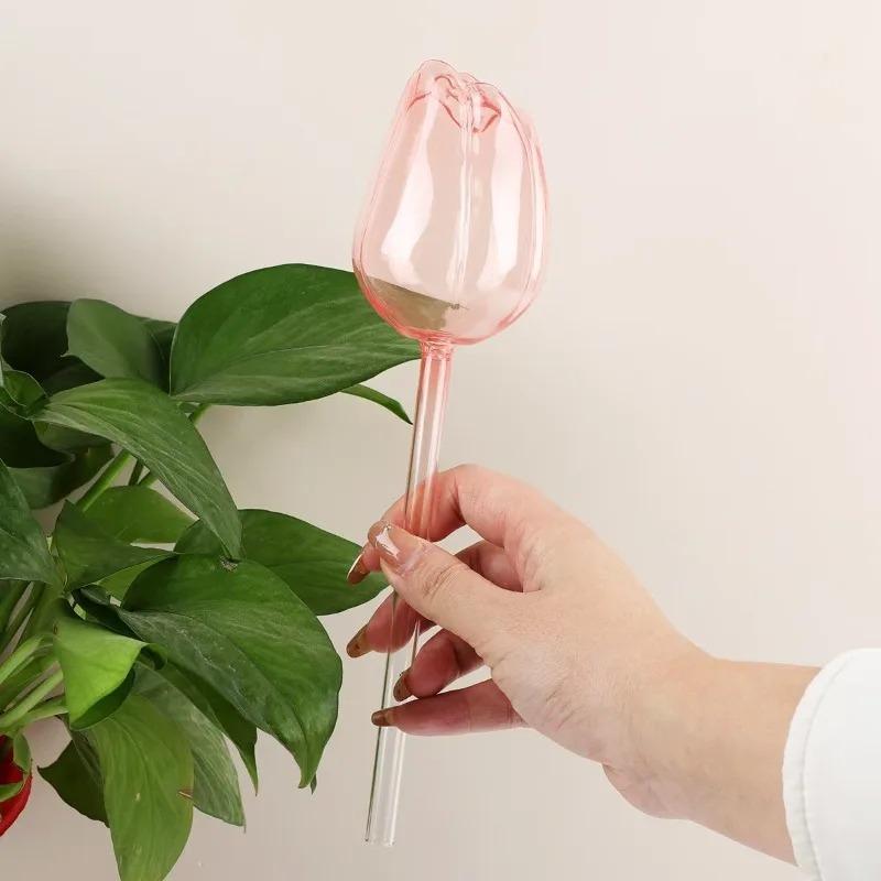 2/4/1pcs Tulip Watering Water Bulb Automatic Drip Irrigation Device Indoor and Outdoor Potted Hanging Basket Plant Long-term Slow Drip Irrigation