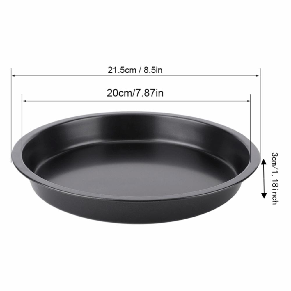 Carbon Steel Baking Tray Hard Coating Fast Heating Pizza Baking Tray Rolled Edge Nonstick French Pastry Baking Mold Home Baking
