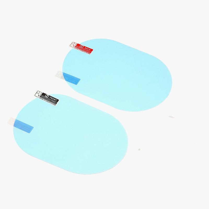 1 Pair Car Rear View Mirror Protective Film Anti Fog Window Clear Rainproof Rearview Mirror Protective Soft Film Sticker