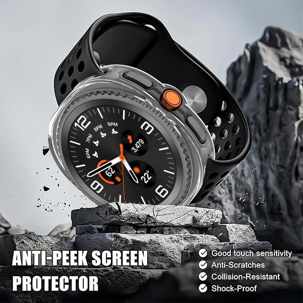 Soft TPU Protector Case For Samsung Galaxy Watch 8 Classic 8 40 44mm Hollow Out Watch Cover Protective Bumper Shell