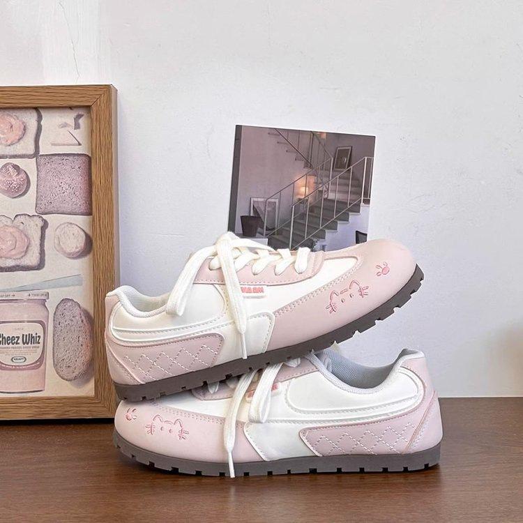 Con falda primavera nuevo estilo ballet entrenamiento moral zapatos mostrar pies pequeños casual base plana zapatos