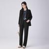Women's Double-Breasted Loose Fit Professional Suit Set