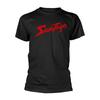 SAVATAGE - RED LOGO BLACK T-Shirt Medium