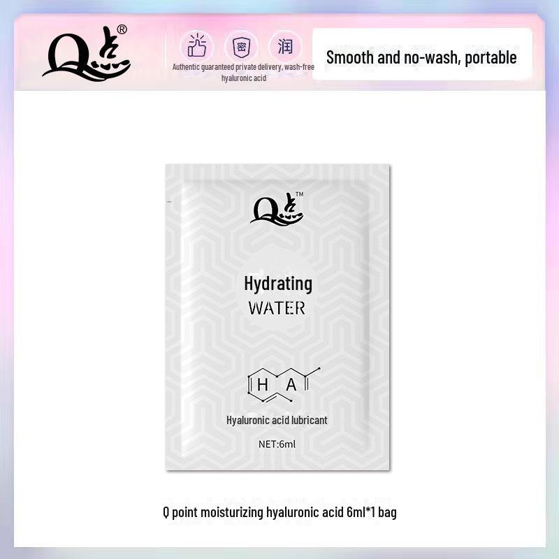 Q Point Long-Lasting Hyaluronic Acid Body Lubricant - Moisturizing and Wash-Free for Sex Toys