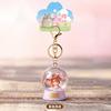 Hayao Miyazaki  Spring Keychain Cherry Blossom Anime Bag Pendant  Acrylic Metal Resin Creative Bag Kid Gift