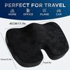 Seat Cushion Memory Foam Office Chair Cushions Travel Seat Cushion Car Office Hip Support Memory Foam Chair Pad for Back