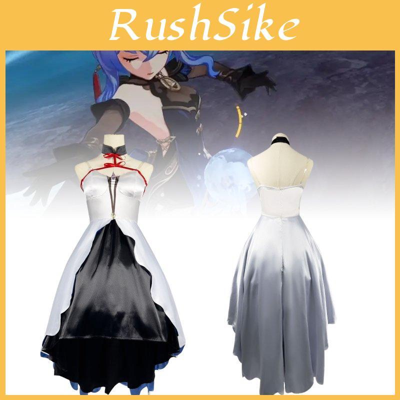 Elegant Genshin Impact Cosplay Costume For Concerts Stunning Ganyu Outfit Set With Wig And Shoes