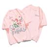 Unisex Plus Size Retro Cotton Short-Sleeve T-Shirt, Chic Hong Kong Style Loose Fit