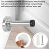 Collision Thickened Stainless Steel Noiseless Rubber Stop Holder Catch Door Door Stopper Buffer