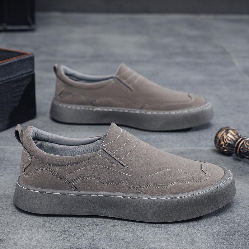 2025 Autumn New Men's Shoes Fashion Trendy Doudou Shoes Men's Loafers British Style Business Shoes Large Size Casual Shoes