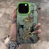 Ink Golden Snake Apple 15Promax Mobile Phone Case iPhone16Pro Premium 14Pro New 17 Personalized Case